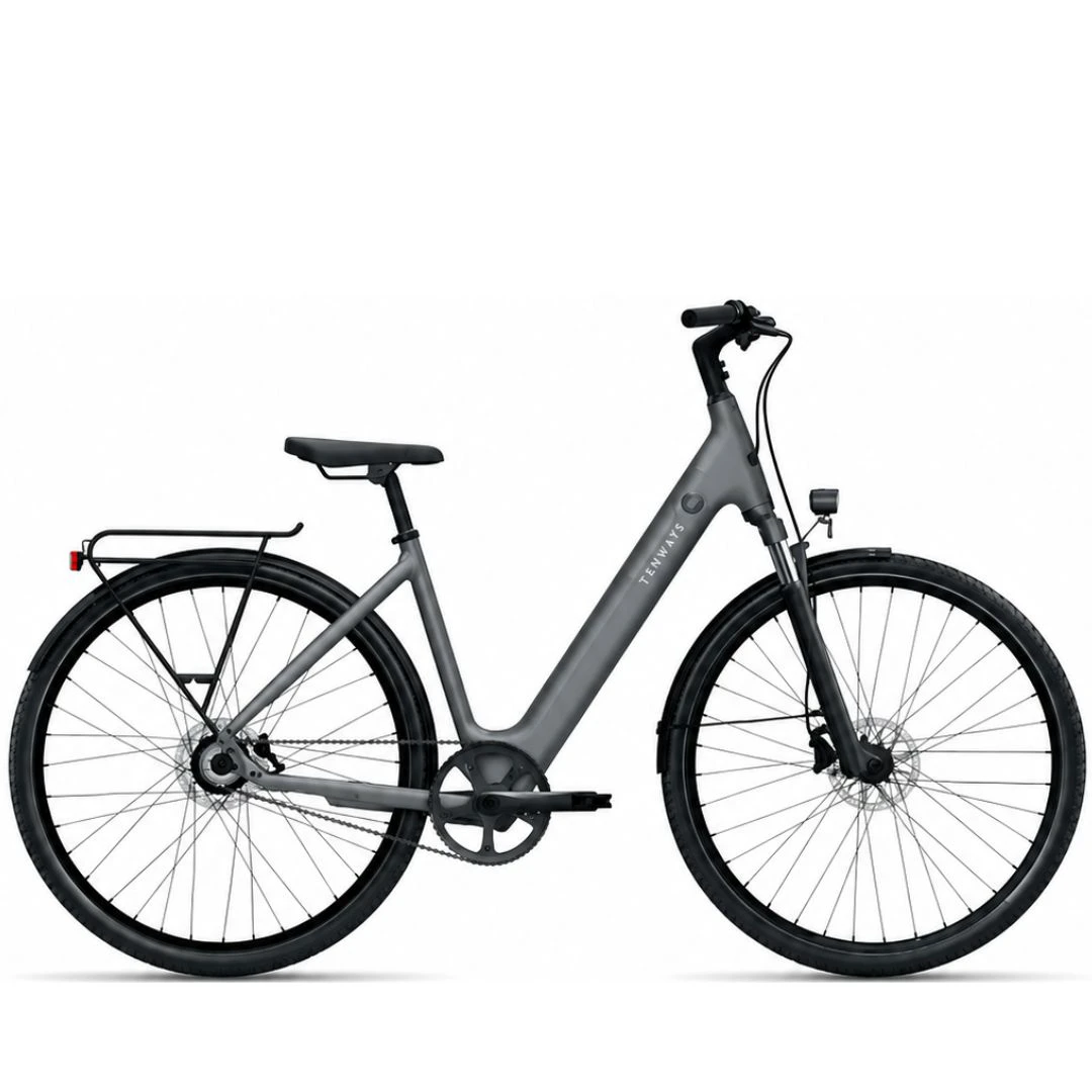 1. TENWAYS CGO800S Talla Única Bicicleta Gris Urbana Ocasion