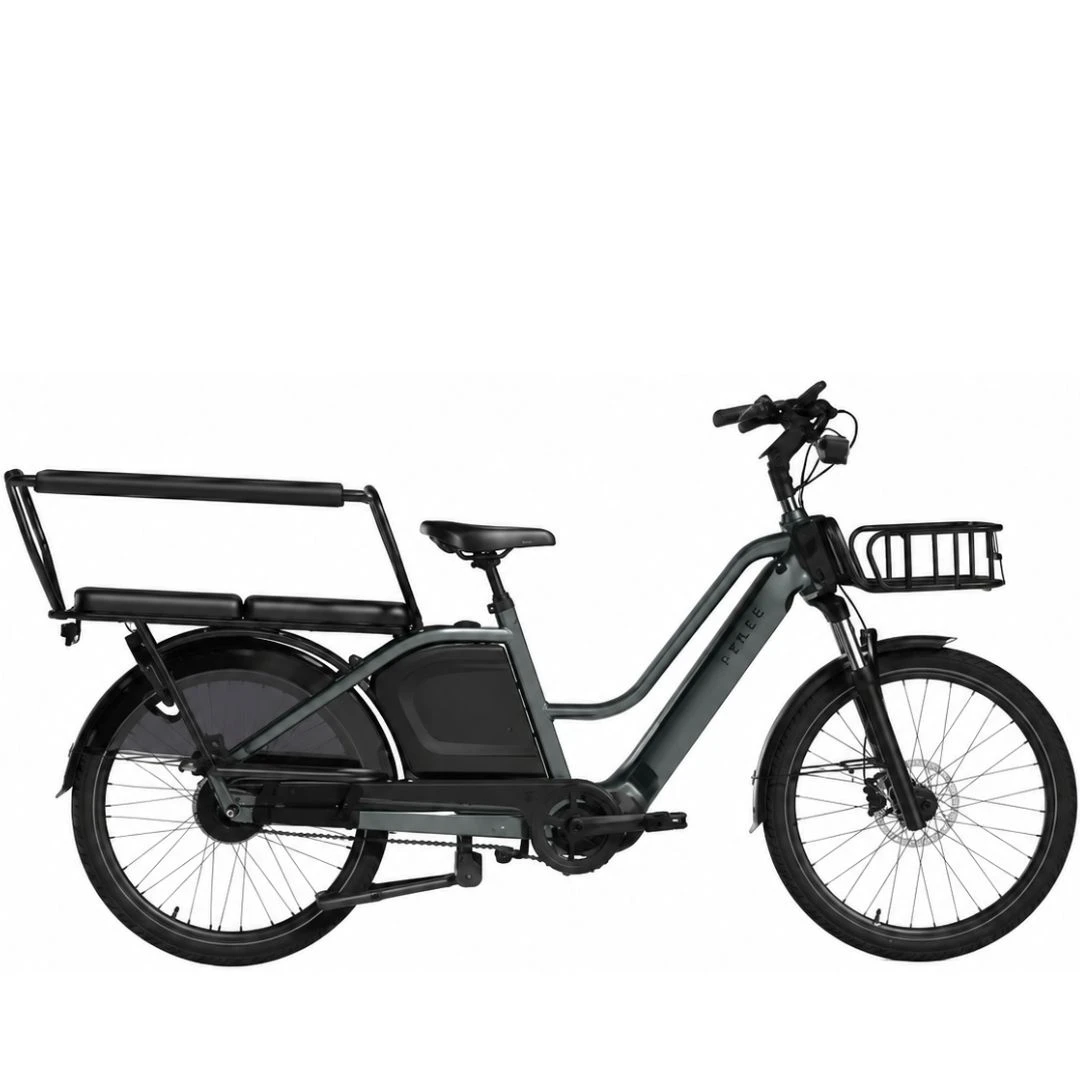 1. TENWAYS Longtail Duo Cargo Talla Única Bicicleta Negro Cargo Ocasion