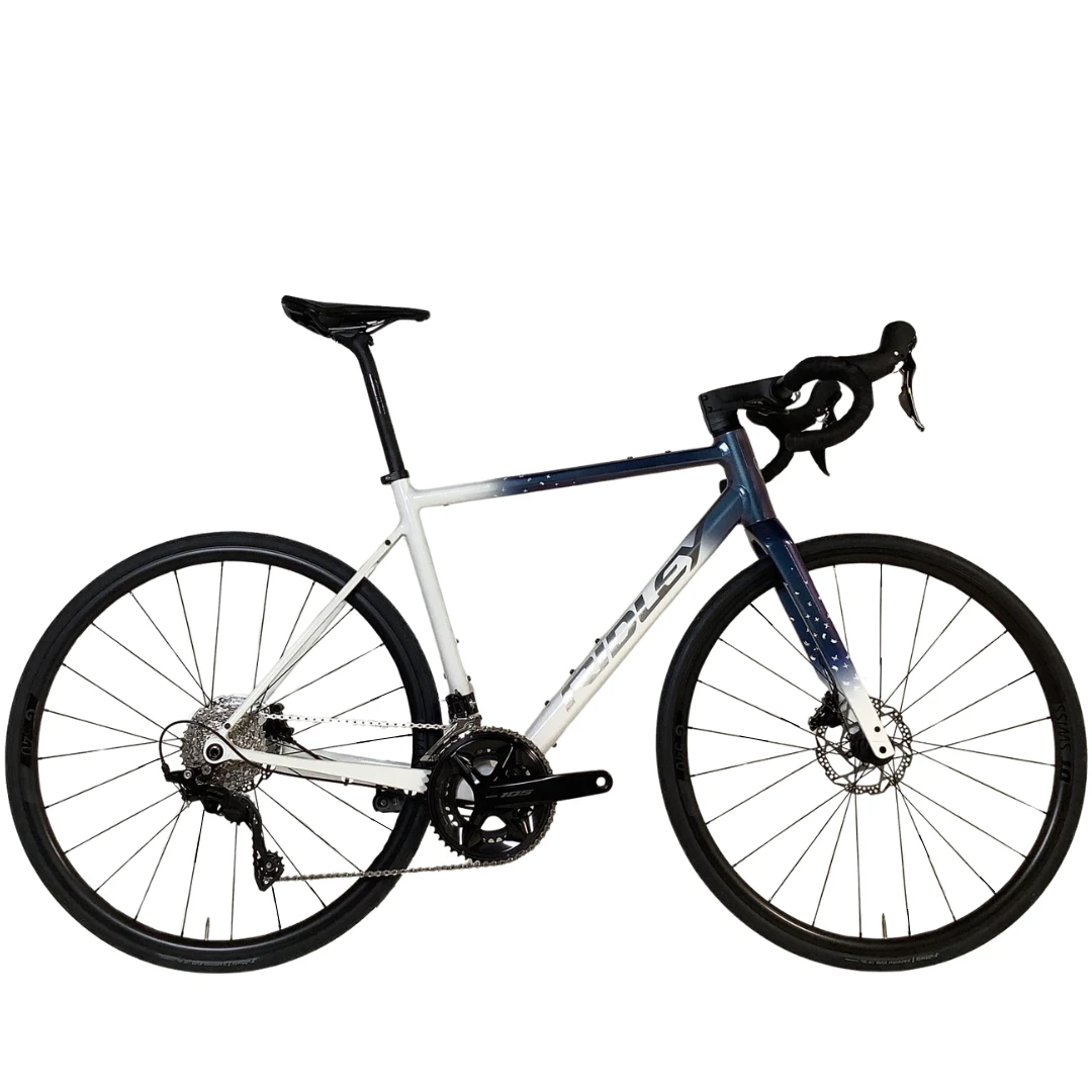 1. Ridley Grifn A 105 2x12 Talla M Blanco Bicicleta Carretera Ocasión