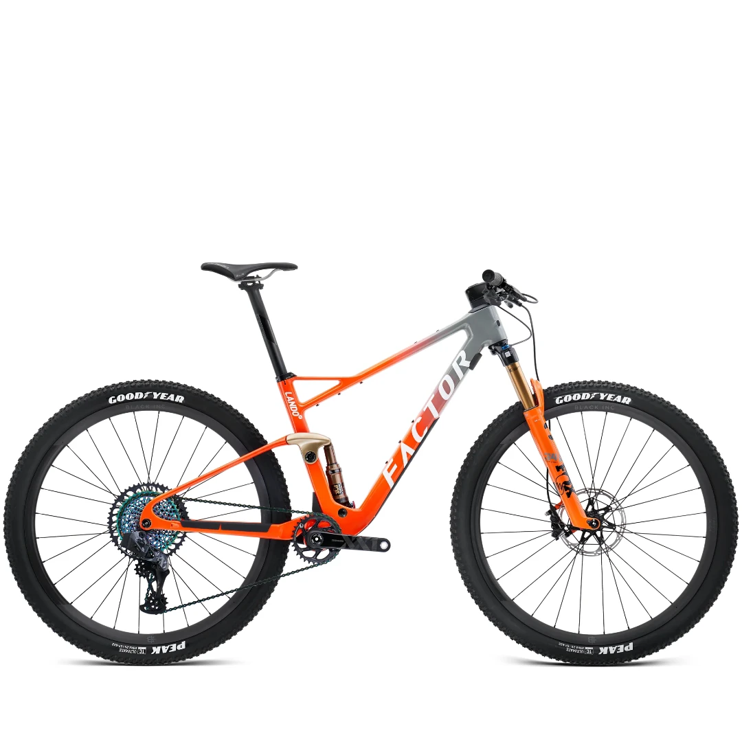 1. Factor LANDO XC FOX Talla L Naranja Bicicleta Montaña Ocasion