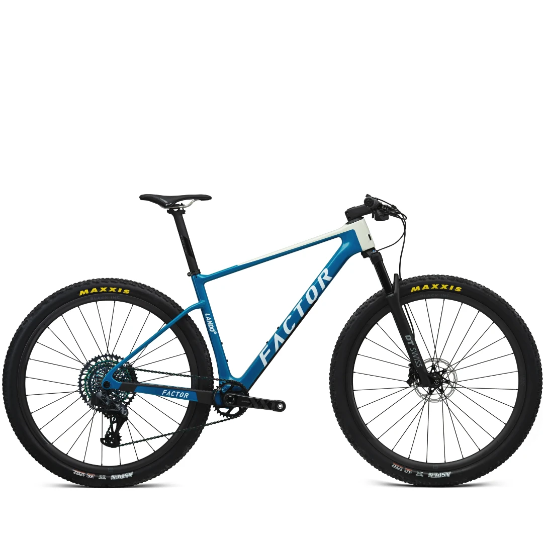 1. Factor LANDO HT Talla L Azul Bicicleta Montaña Ocasion