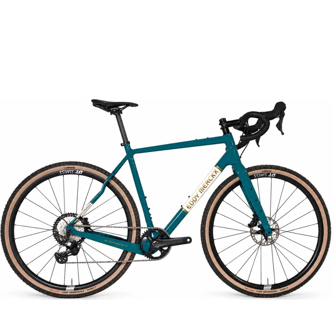 1. Eddy Merckx Strasbourg C 7 Shimano GRX800 Retro Talla L Turquesa Bicicleta Gravel Segunda Vida