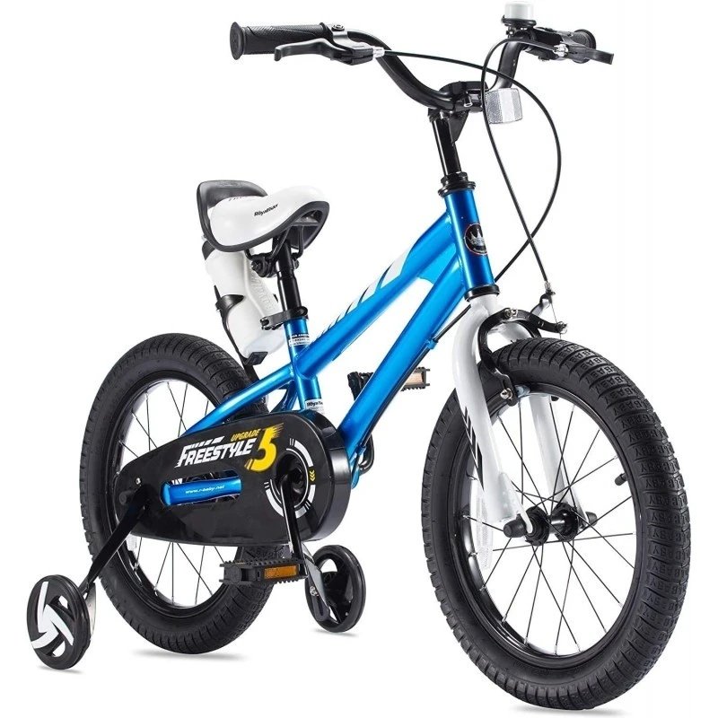 Bicicleta RoyalBaby Freestyle 14 Blue Albastru - 127973