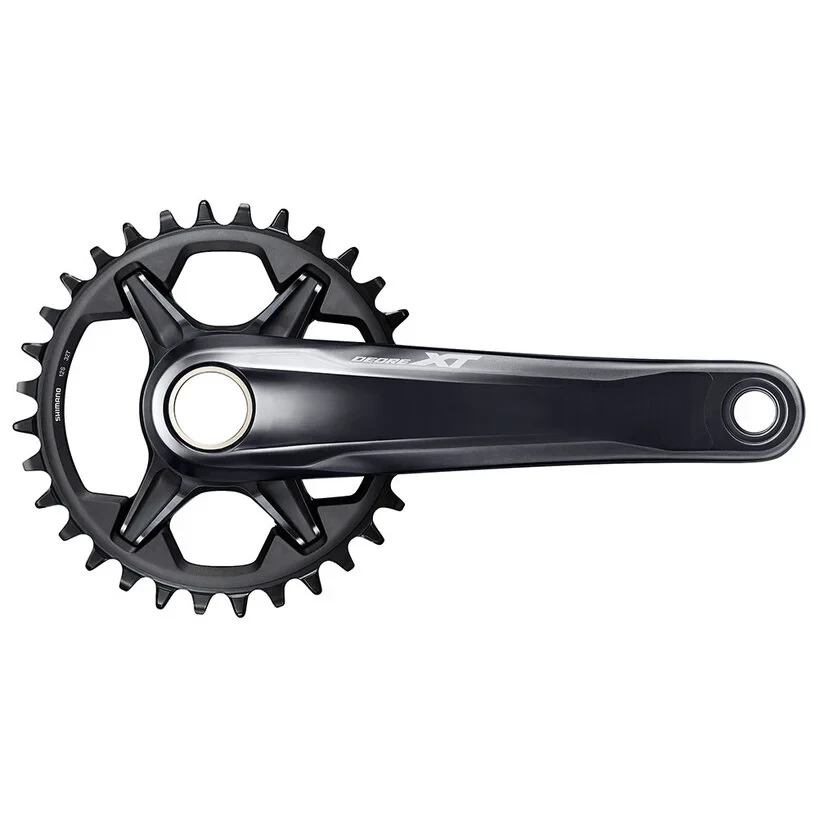 1. Angrenaj pedalier Shimano Deore XT FC-M8120-1, foaie 36T, brate 175mm, 12 vit., Hollowtech 2, fara BB, RESIGILAT