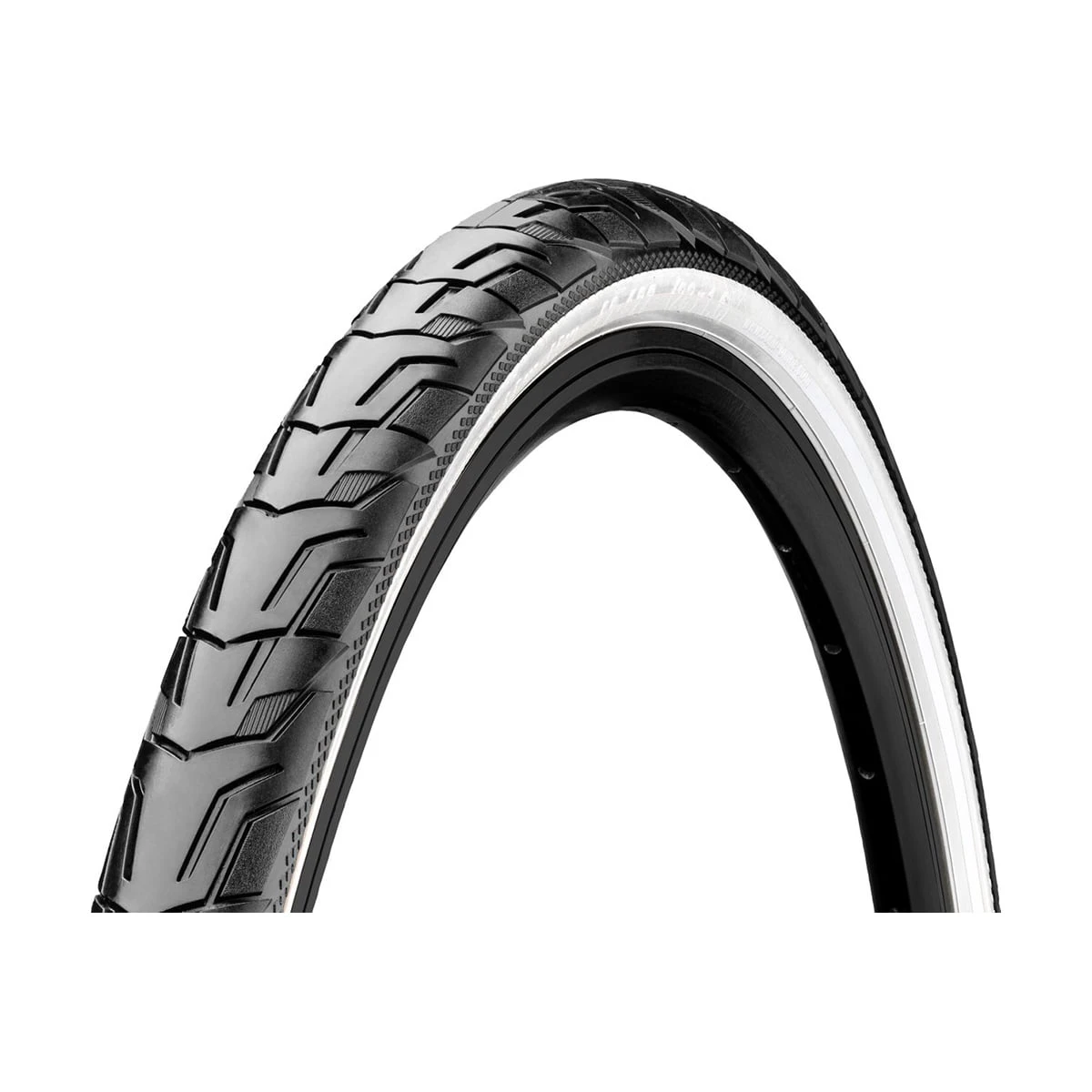 1. Anvelopa pe sarma Continental Ride City 28, Negru Alb Reflex, 47-622, 700x47C Negru/Alb/Reflex, 47-622
