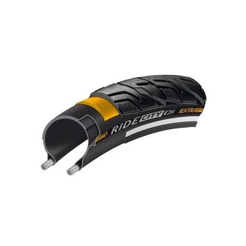 3. Anvelopa pe sarma Continental Ride City 28, Negru Alb Reflex, 47-622, 700x47C Negru/Alb/Reflex, 47-622