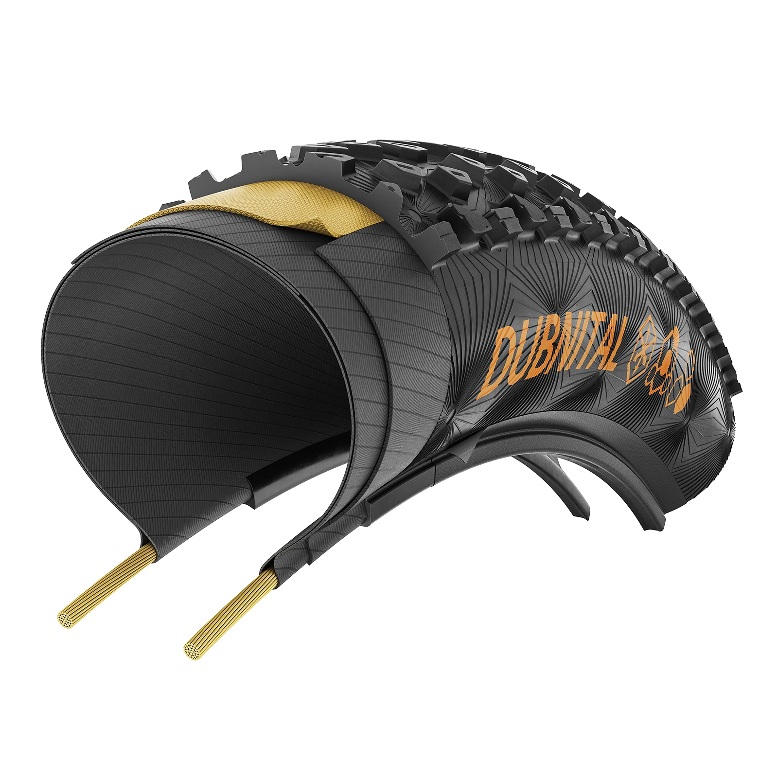 3. Anvelopa pliabila Continental Dubnital Trail Grip 29, negru, 60-622, 29x2.4 29x2.4, Negru