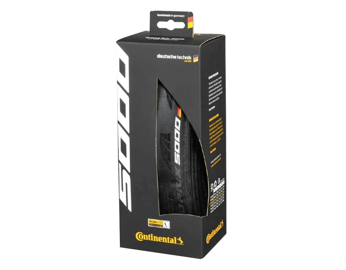 3. Anvelopa pliabila Continental Grand Prix 5000 27.5, Negru, 25-584, 650x25B 25-584