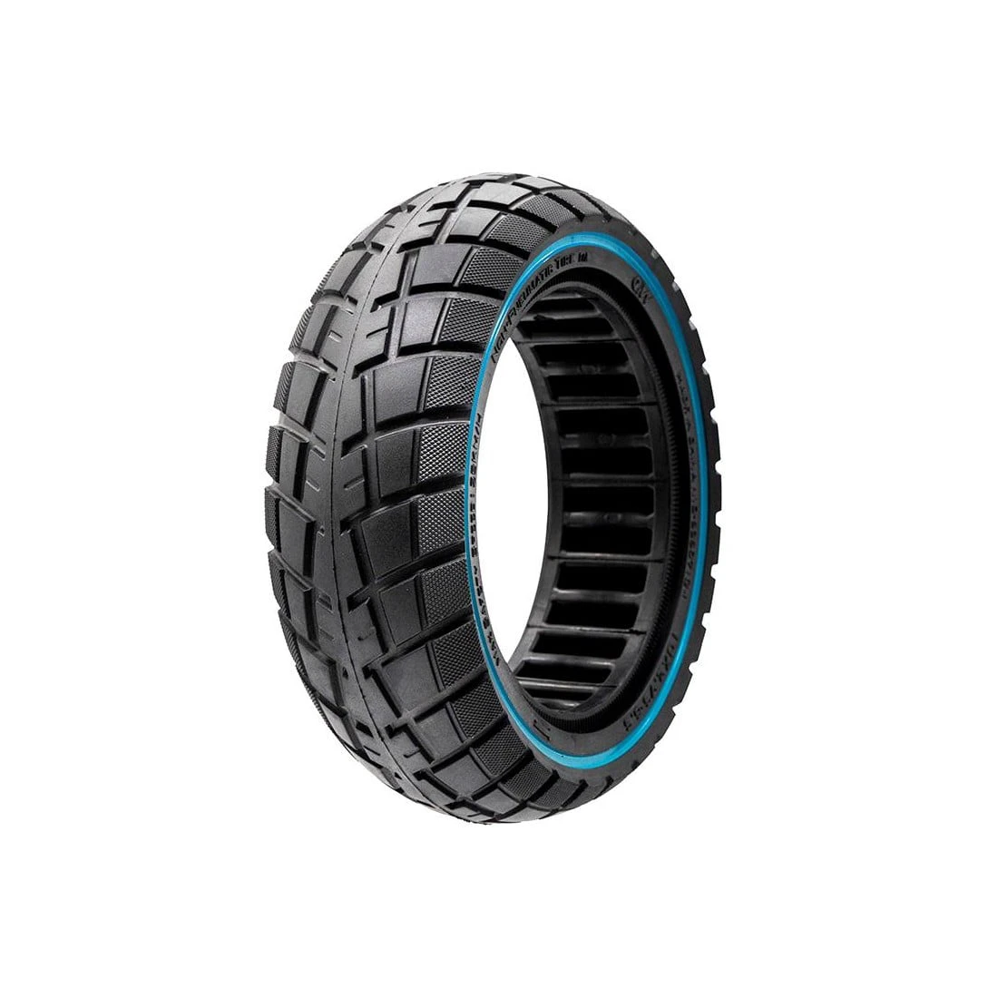 1. Anvelopa plina trotineta Ultra-Light E-Wheel 10x2.75-6.5 B55 - Blue line
