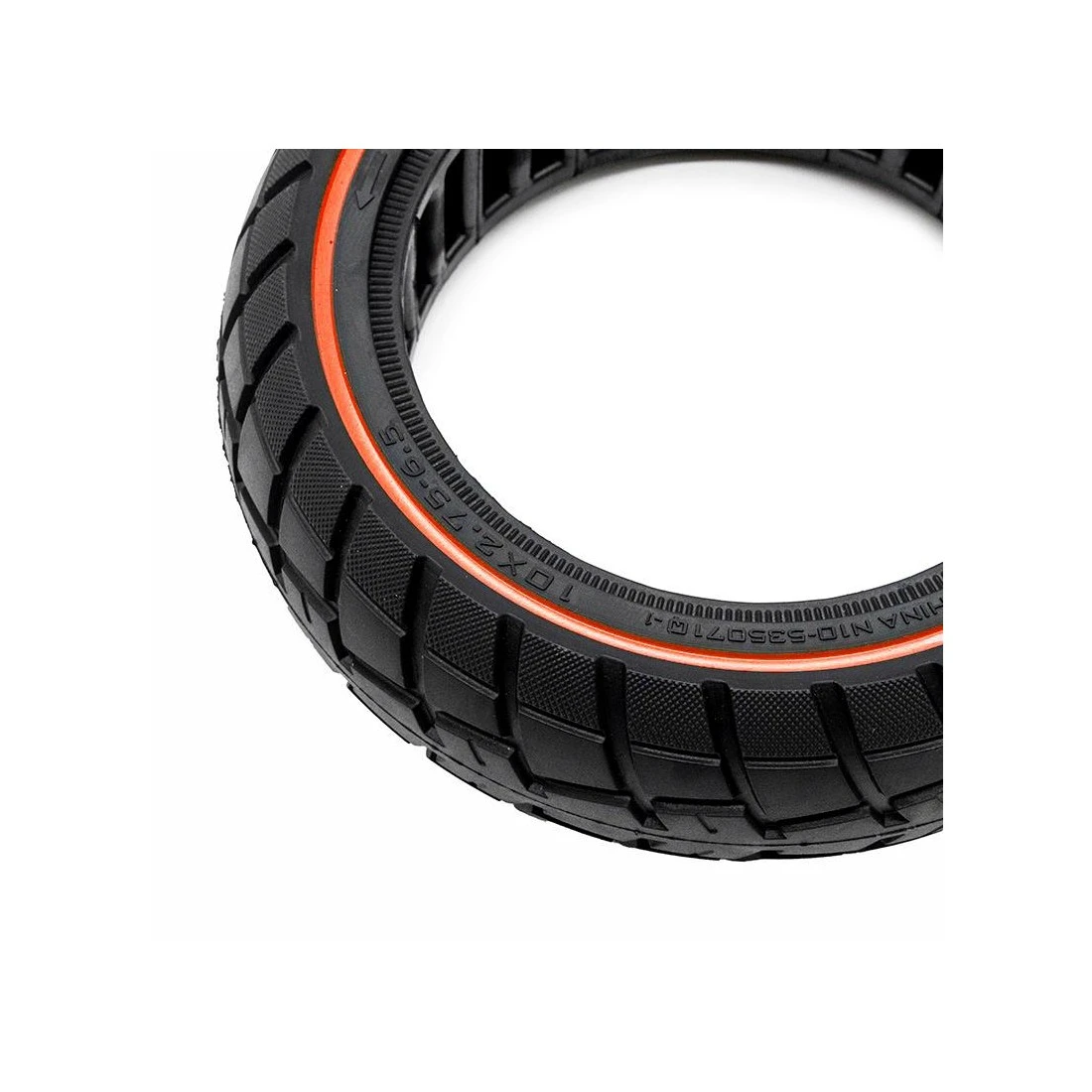 4. Anvelopa plina trotineta Ultra-Light E-Wheel 10x2.75-6.5 B55 - Red line