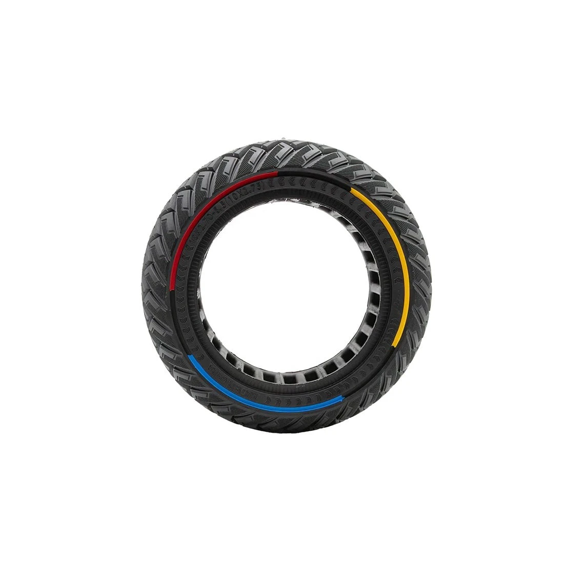 3. Anvelopa solida trotineta 10x2.70-6.5 tricolor