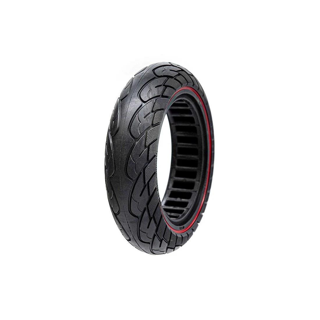 1. Anvelopa trotineta solida ultra-light Nedong 10x2.5-6.1 B44 Red line