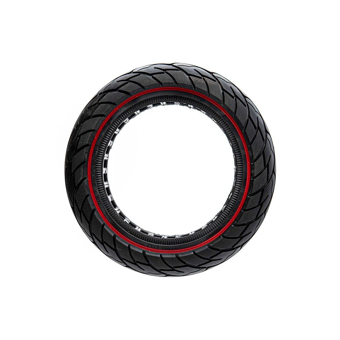 3. Anvelopa trotineta solida ultra-light Nedong 10x2.5-6.1 B44 Red line