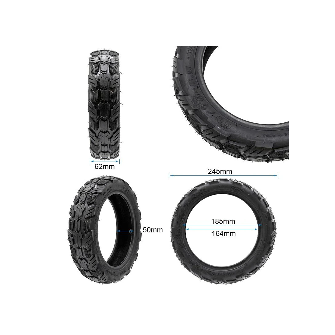 2. Anvelopa tubeless trotineta (Offroad Cityroad) 60 70-6