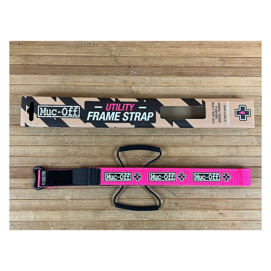 2. Banda prindere cadru Muc-Off Utility Frame Strap Roz