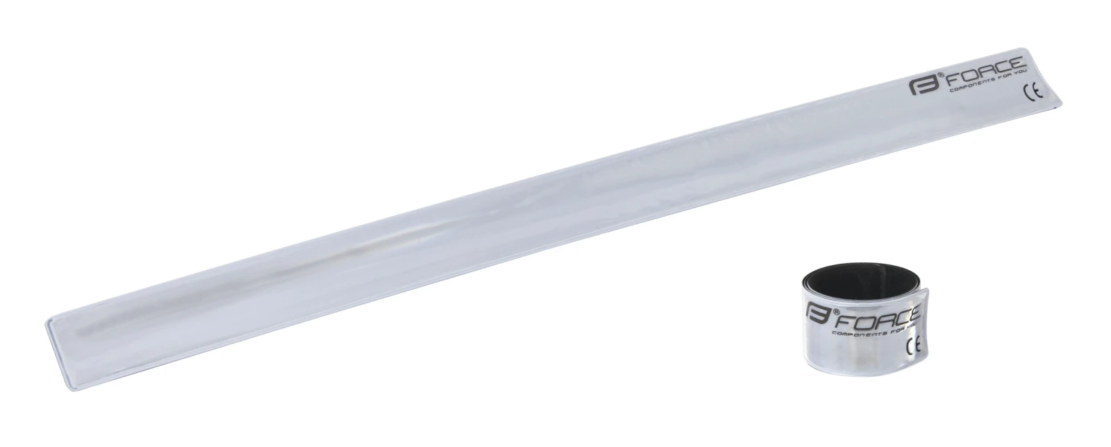 1. Banda Reflectorizanta Retractabila Force 38 cm Argintie