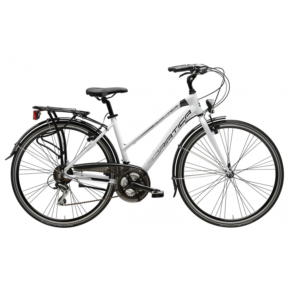 1. Bicicleta Adriatica Boxter HP Lady 28 Alba 45cm Alb, 45cm