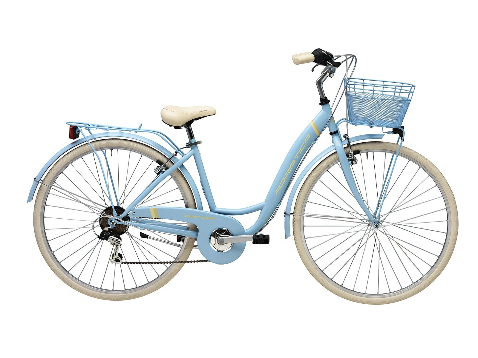 Bicicleta Adriatica Panda 28 Lady 6V bleu mat 42 cm 42cm, Bleu - 124878
