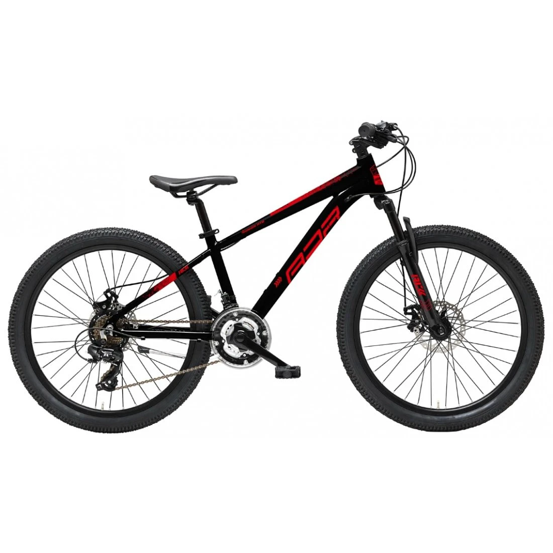 1. Bicicleta copii Adriatica RC-K 24, aluminiu, 21 viteze, Negru Rosu Negru/Rosu