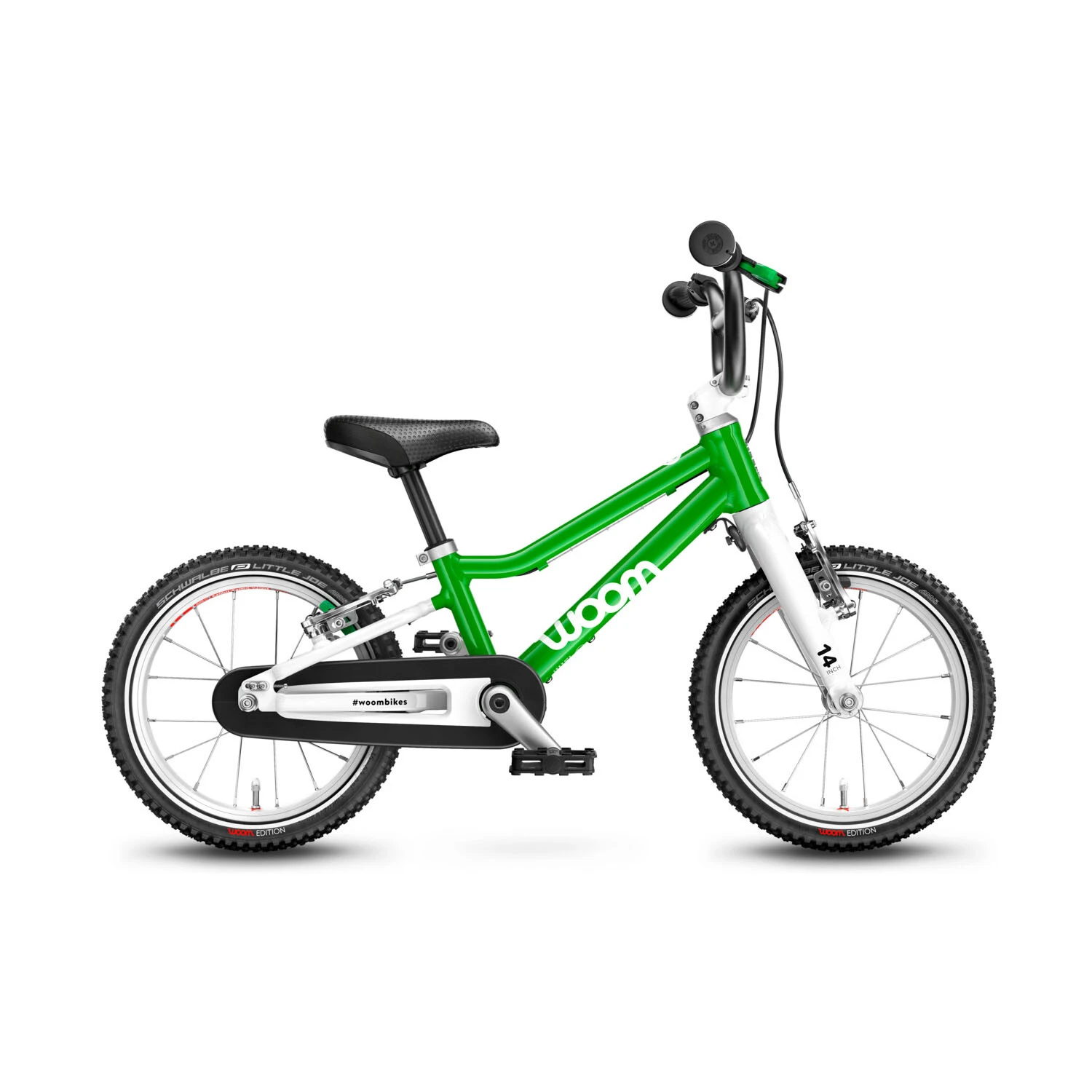 Bicicleta copii Woom 2, 14 inch, Verde Verde - 109097