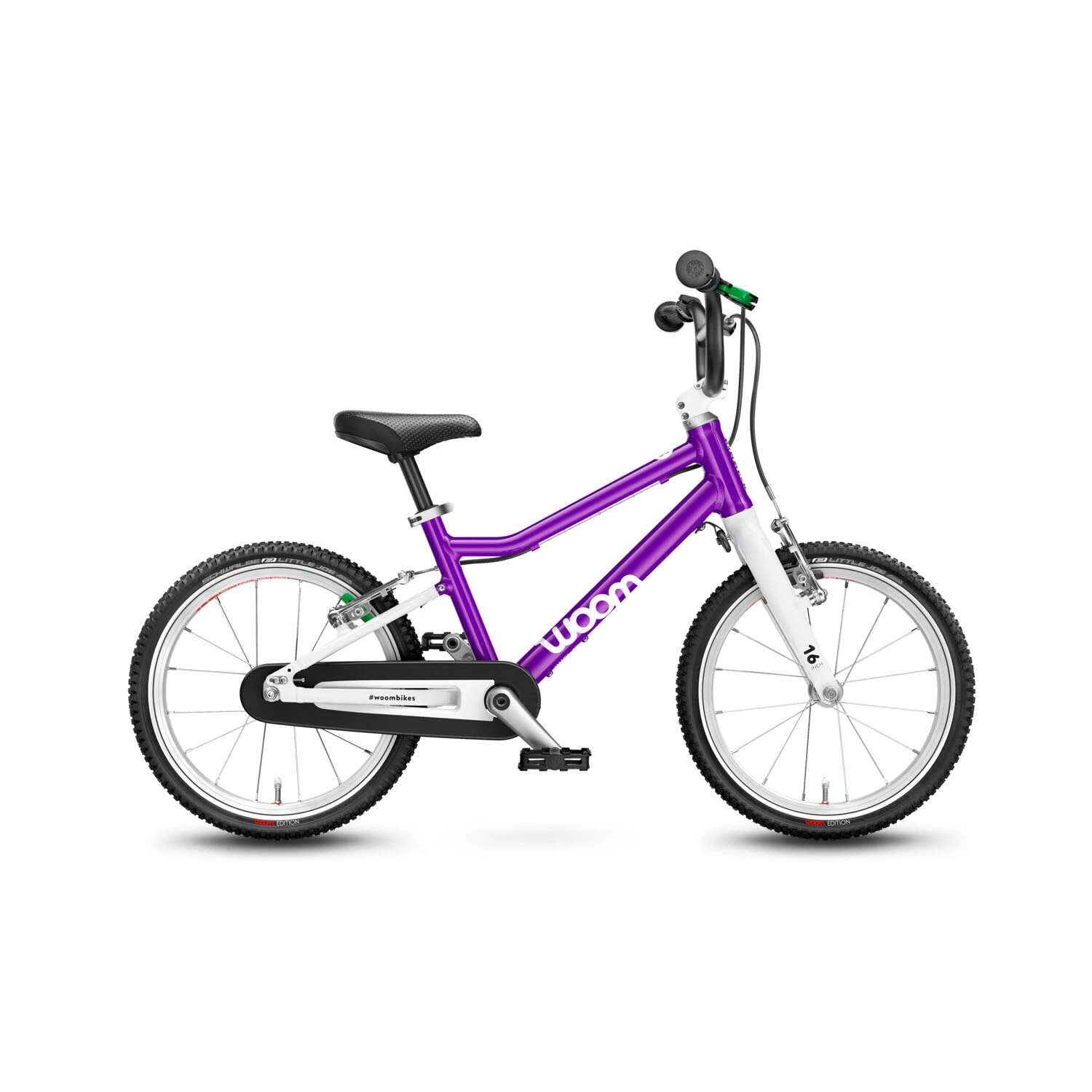 Bicicleta copii Woom 3, 16 inch, Mov Mov - 109106