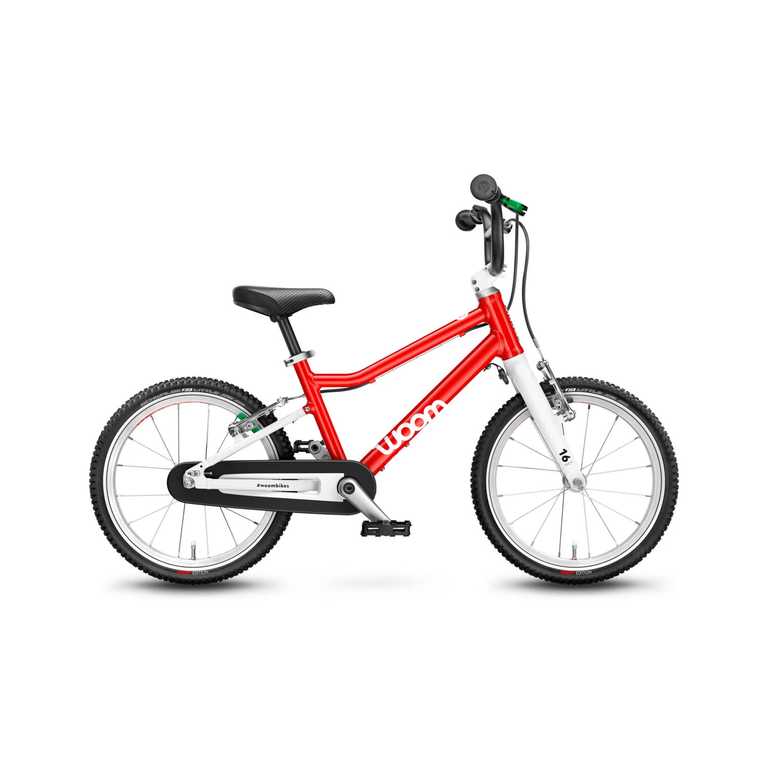 Bicicleta copii Woom 3, 16 inch, Rosu Rosu - 109107