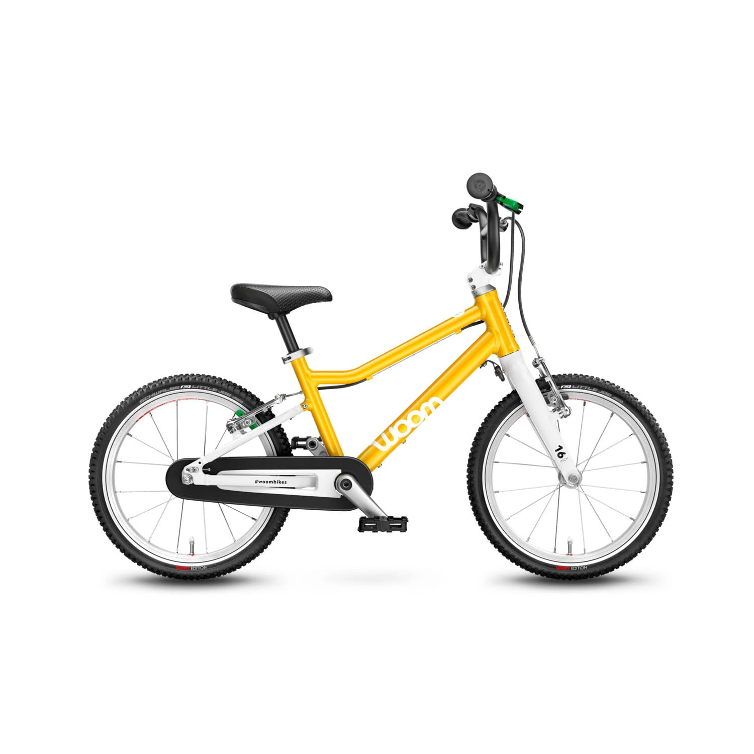 Bicicleta copii Woom 3, 16 inch, Galben Galben - 109105