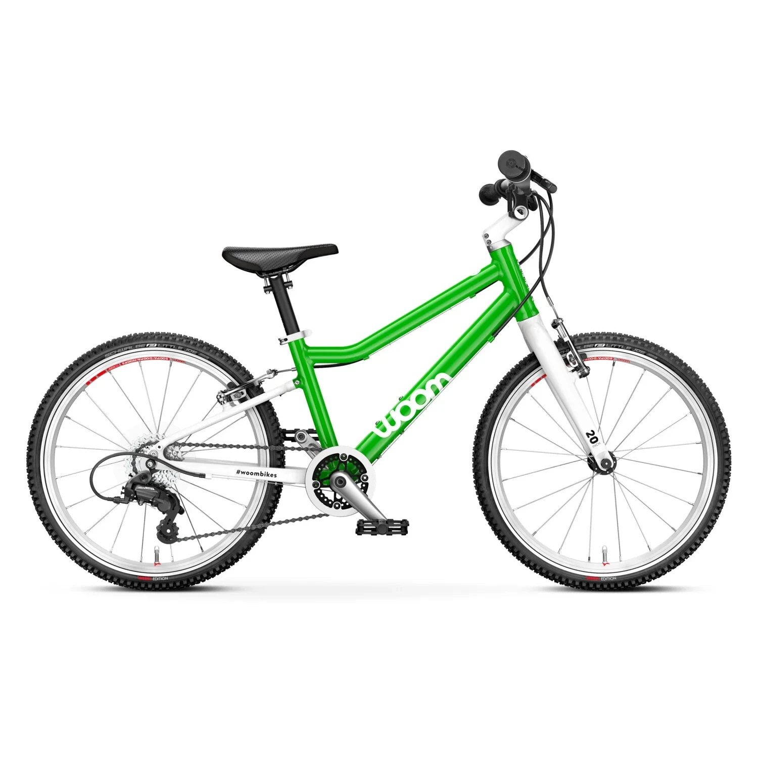 Bicicleta copii Woom 4, 20 inch, Verde Verde - 109115