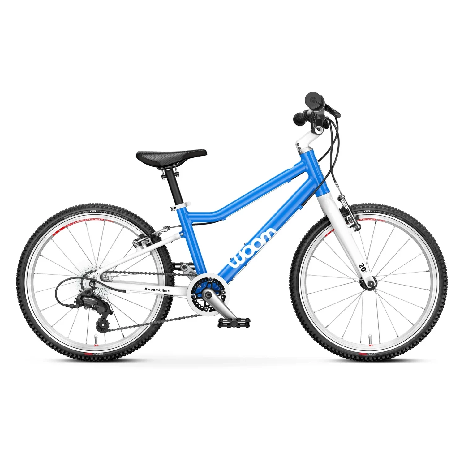 Bicicleta copii Woom 4, 20 inch, Albastru Albastru - 109110