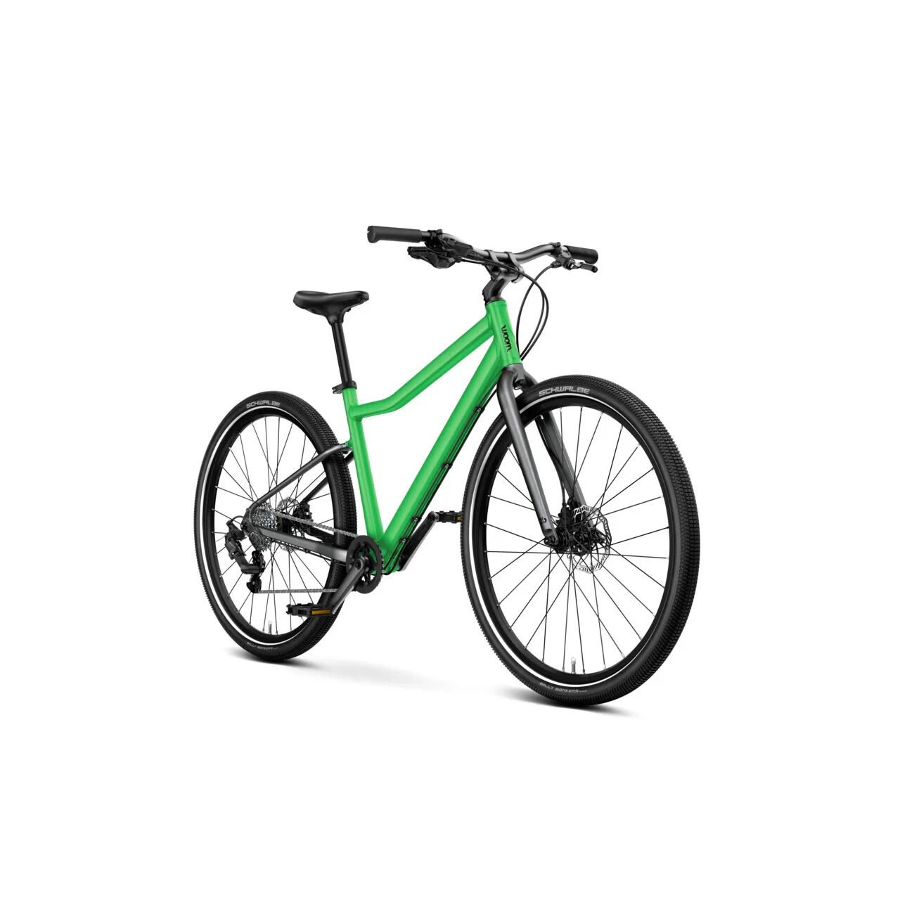 1. Bicicleta copii Woom Explore 6, roti 26, Jungle Green