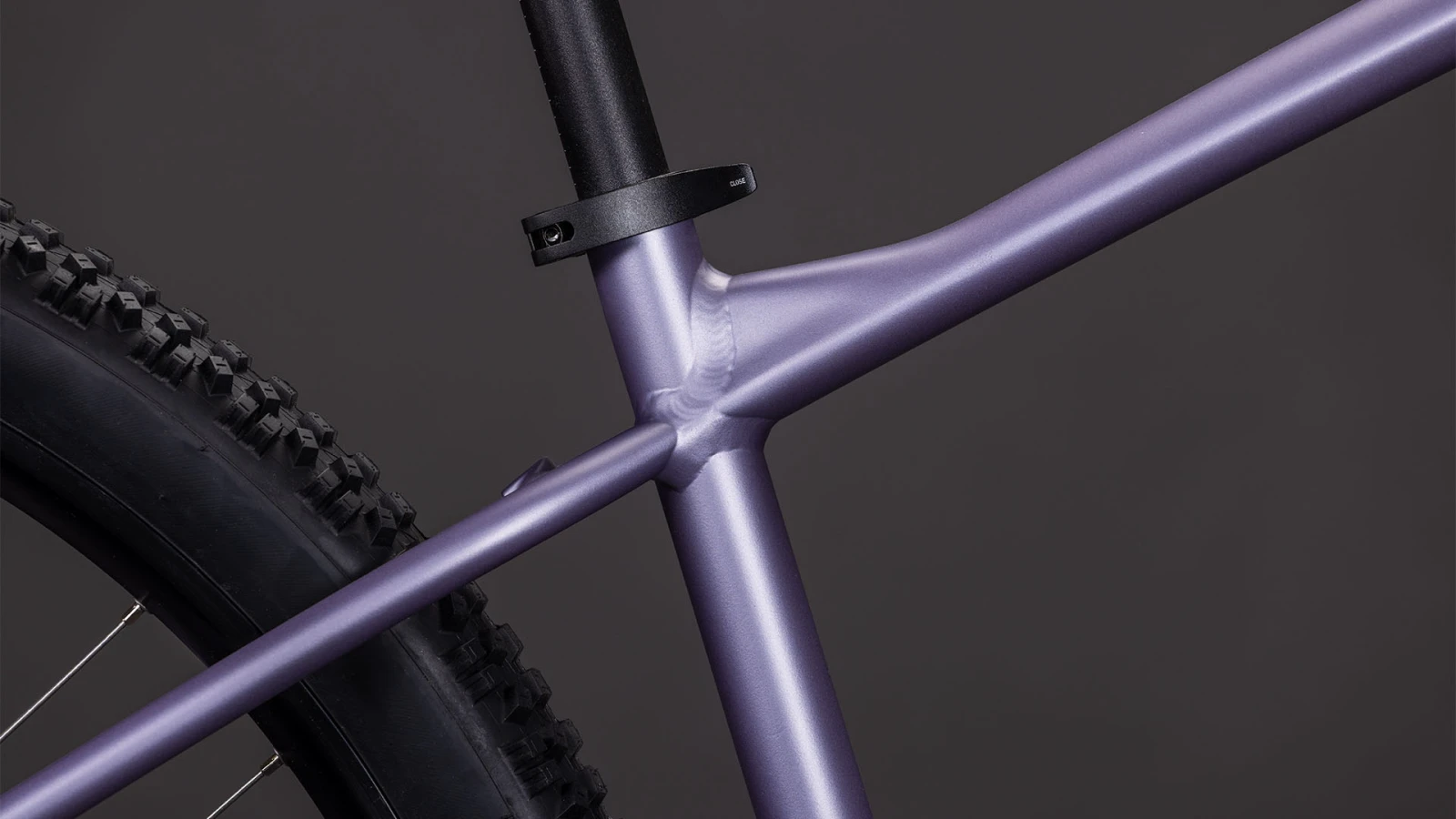 4. Bicicleta Cube Aim ONE lightpurple chrome 2026 cadru S (15 ) - roti 27.5 Violet, 38cm