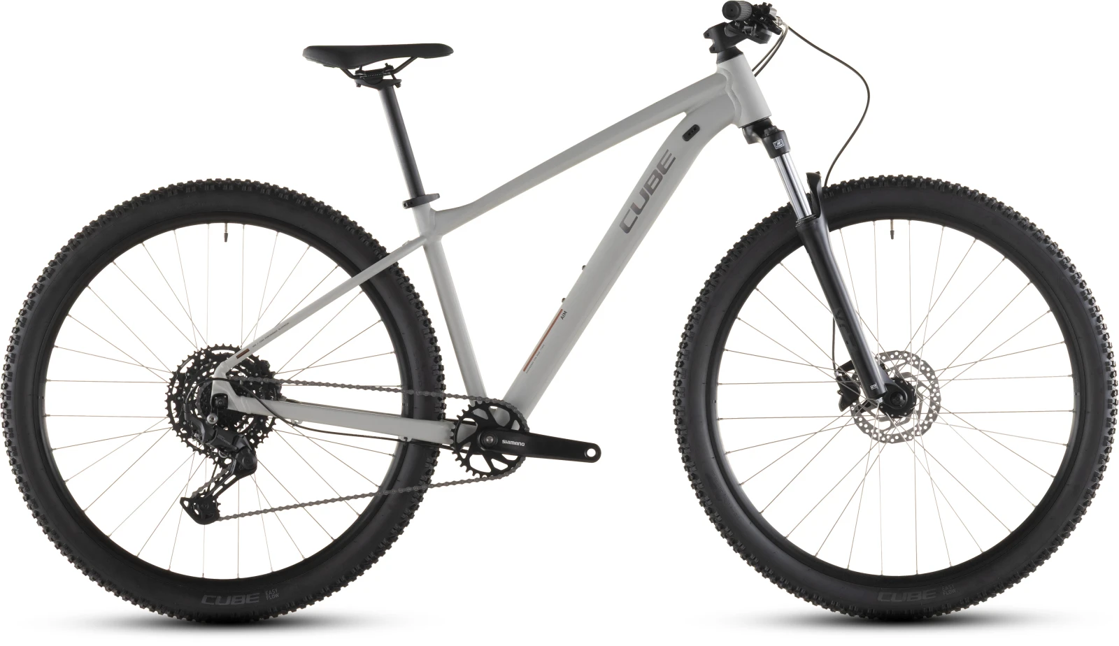 Bicicleta Cube Aim PRO 2026, greige titan, cadru L (19 ) - roti 29 Gri, 48cm - 191967