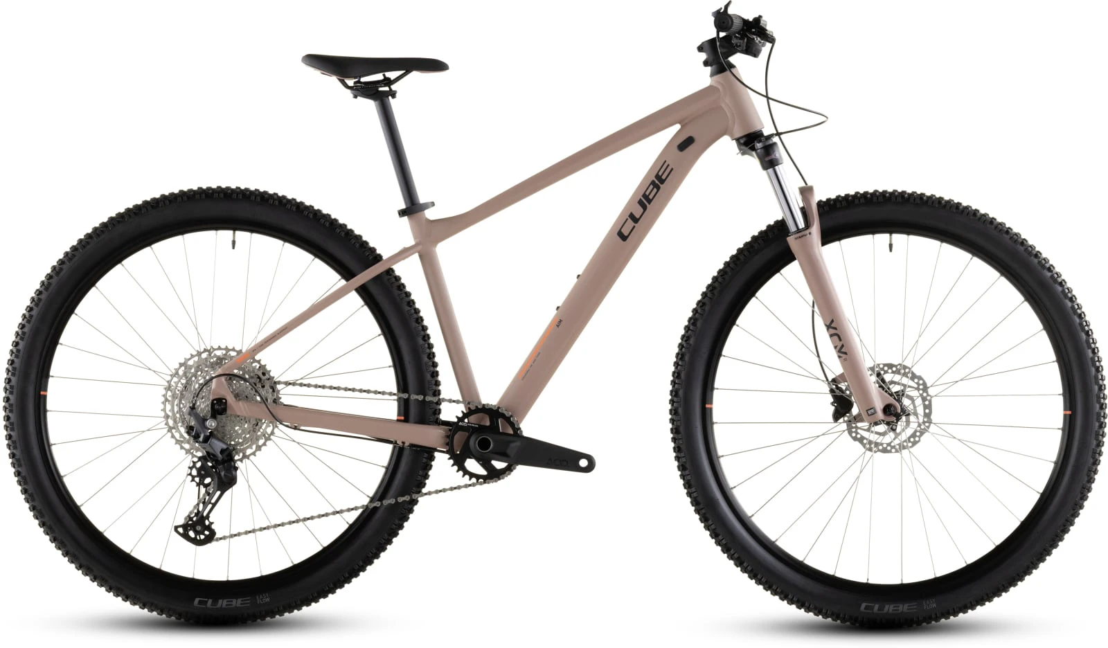 Bicicleta Cube Aim SLX blushrose black 2026 cadru XXL (23 ) - roti 29 Crem, 58cm - 189067