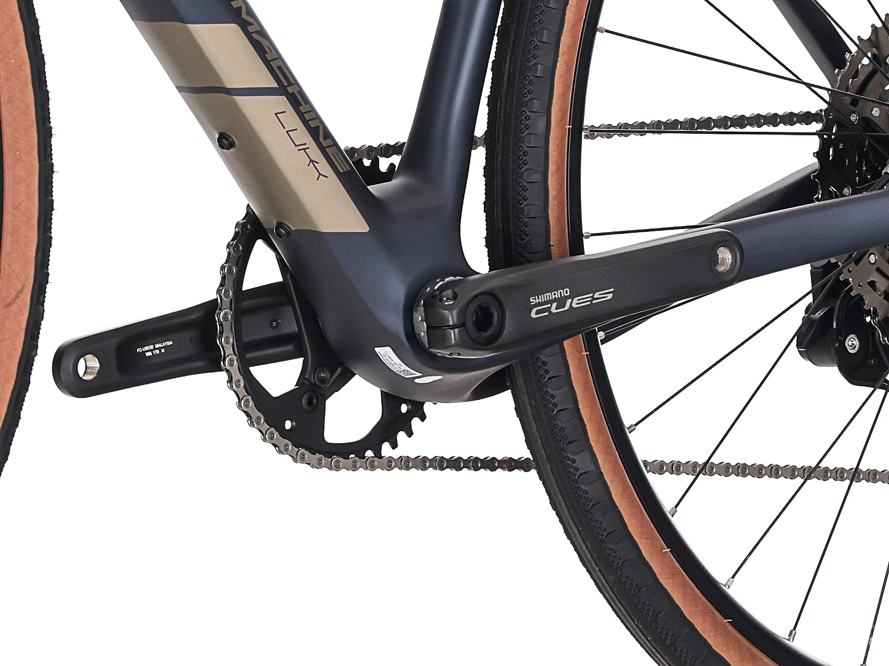 4. Bicicleta Rock Machine Lukk Cr 10 28 Matte Deep Ocean Blue 54cm - (L) 54cm