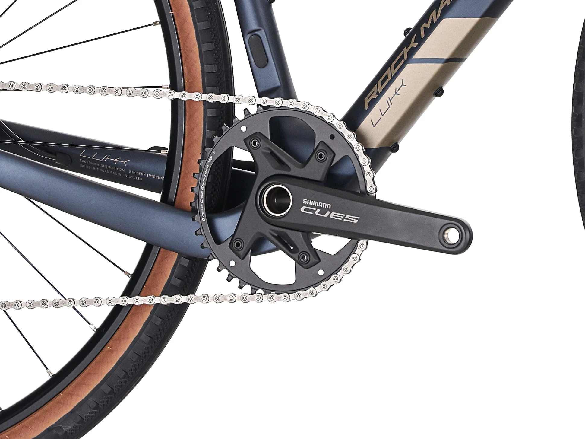 1. Bicicleta Rock Machine Lukk Cr 10 28 Matte Deep Ocean Blue 54cm - (L) 54cm
