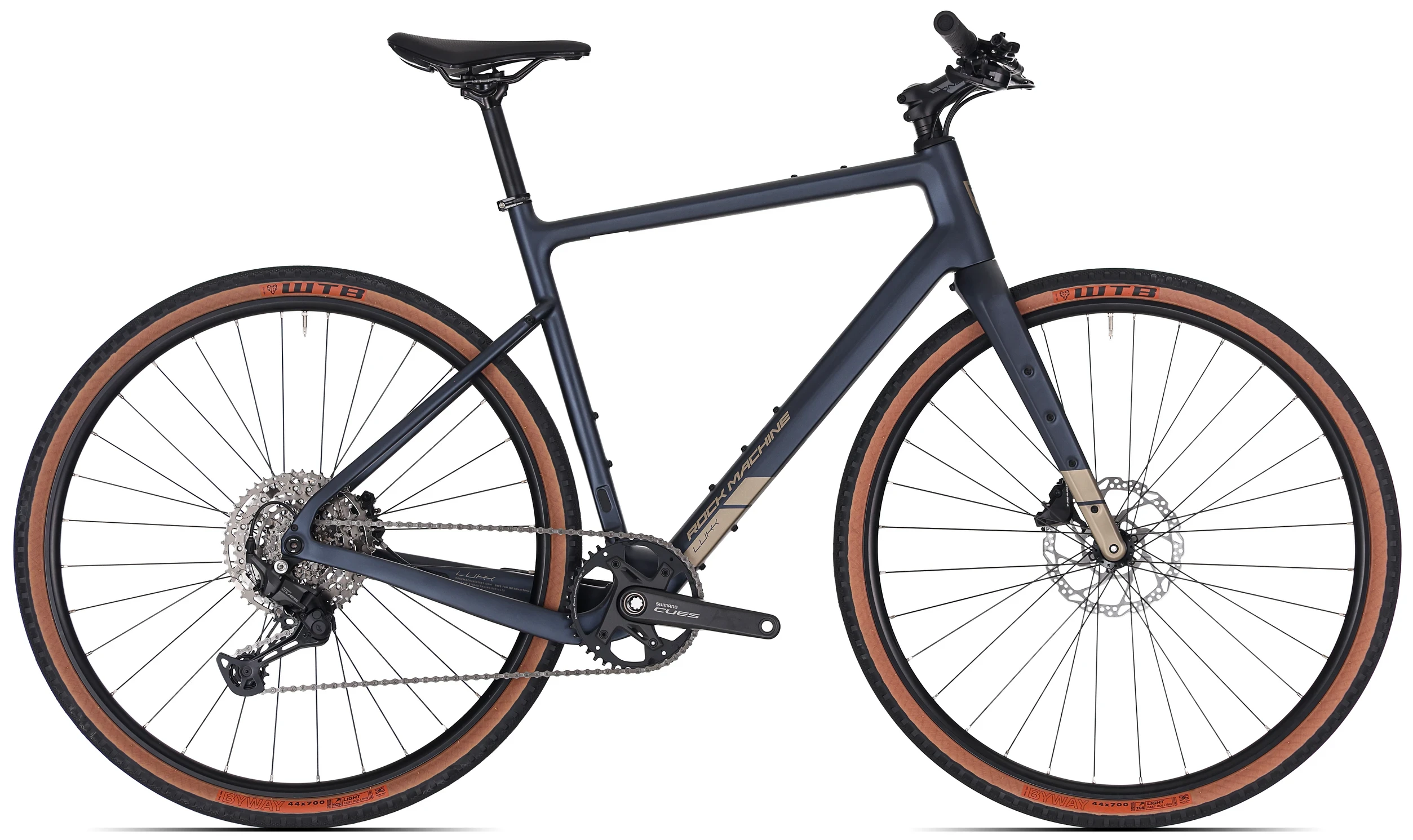 9. Bicicleta Rock Machine Lukk Cr 10 28 Matte Deep Ocean Blue 54cm - (L) 54cm
