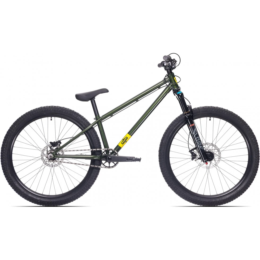1. Bicicleta Rock Machine Riff 50s 26 Hunter Green