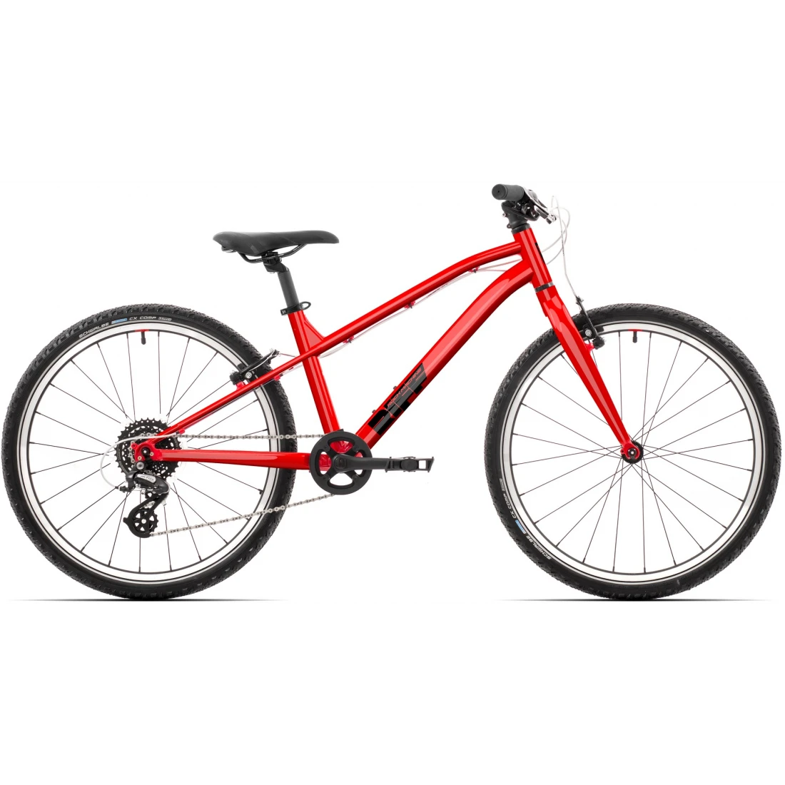 Bicicleta Rock Machine Riff Jr 24 Gloss Fire Red Rosu - 153644