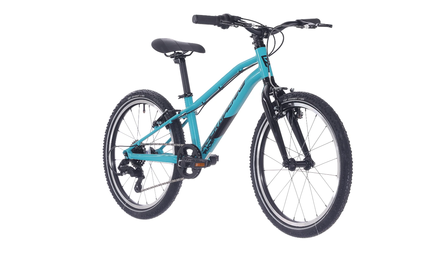 2. Bicicleta Rock Machine Thunder 20 VB Gloss Jade Blue