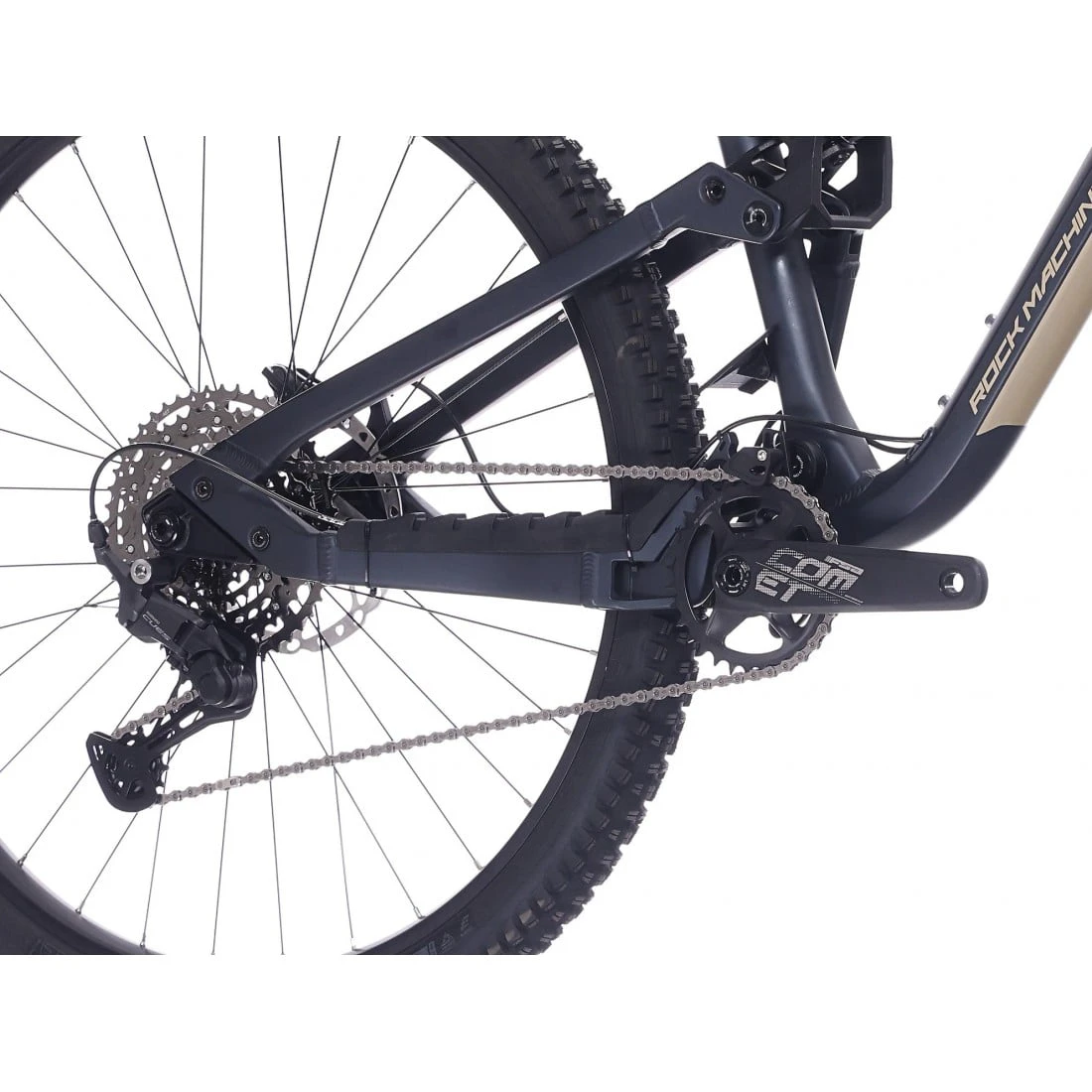 8. Bicicleta Rock Machine Whizz FS I 50 29 Matte Deep Ocean Blue, 41cm (16 , M) 41cm, Bleumarin