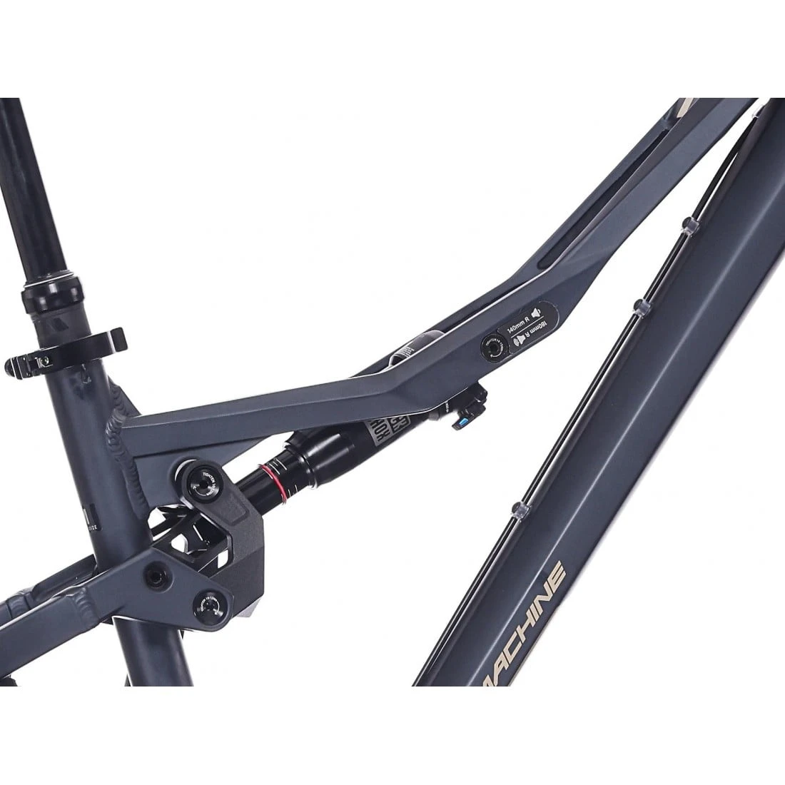 2. Bicicleta Rock Machine Whizz FS I 50 29 Matte Deep Ocean Blue, 41cm (16 , M) 41cm, Bleumarin