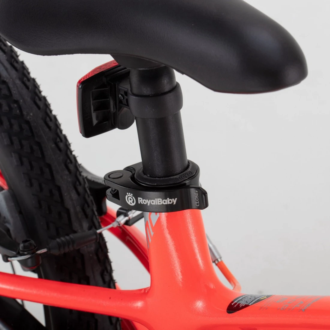 6. Bicicleta Royal Baby EZ Space Shark 16 Orange Portocaliu