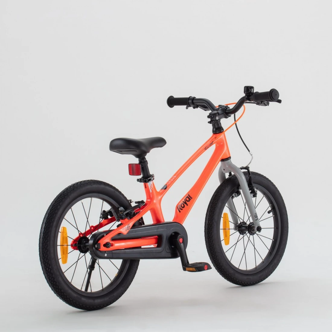 9. Bicicleta Royal Baby EZ Space Shark 16 Orange Portocaliu