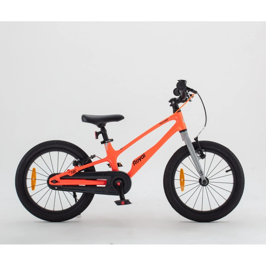 13. Bicicleta Royal Baby EZ Space Shark 16 Orange Portocaliu