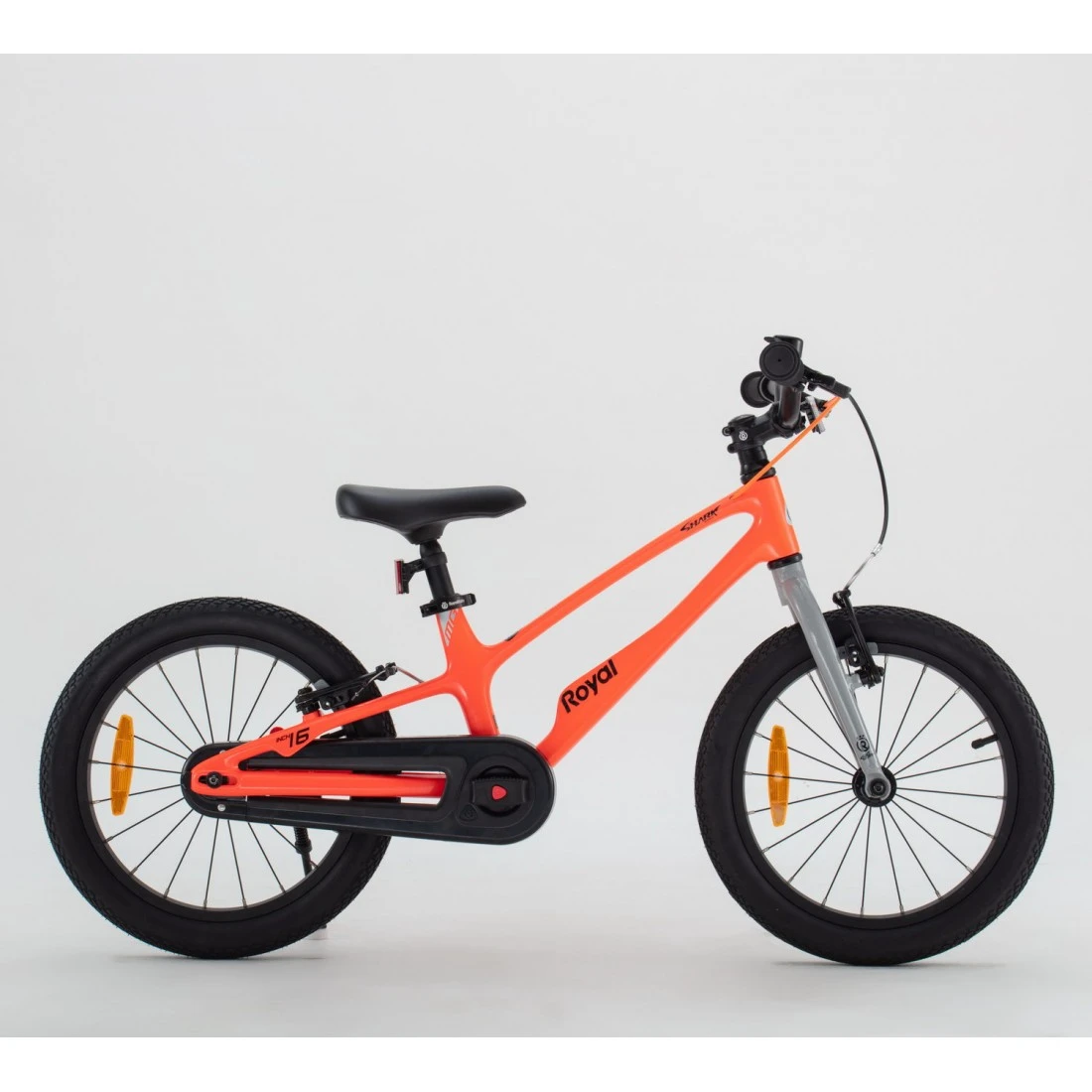 12. Bicicleta Royal Baby EZ Space Shark 16 Orange Portocaliu
