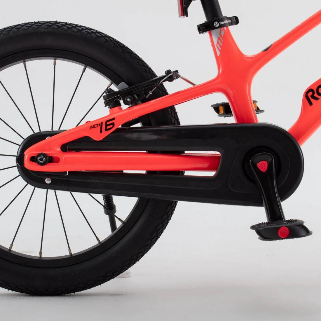 4. Bicicleta Royal Baby EZ Space Shark 16 Orange Portocaliu
