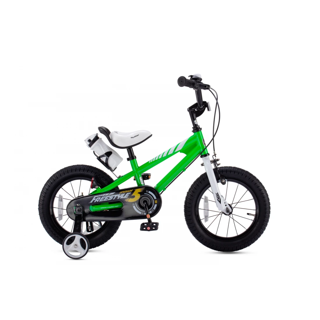 3. Bicicleta Royal Baby Freestyle 12 Verde Verde