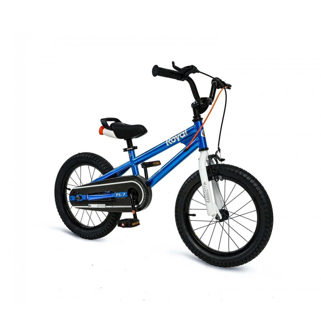3. Bicicleta Royal Baby Freestyle 7.0 NF, 14 inch, Albastru Albastru/Alb