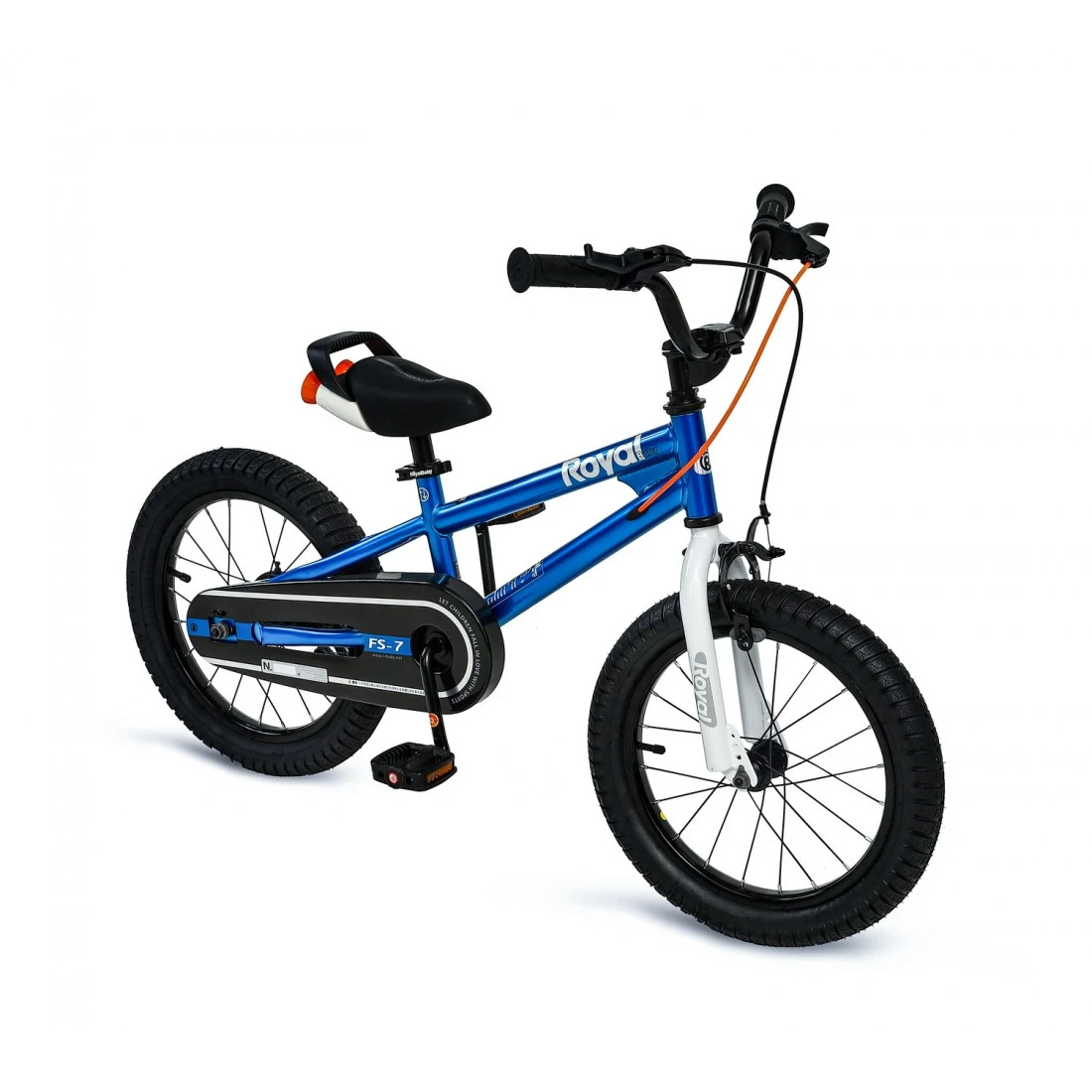 2. Bicicleta Royal Baby Freestyle 7.0 NF, 14 inch, Albastru Albastru/Alb