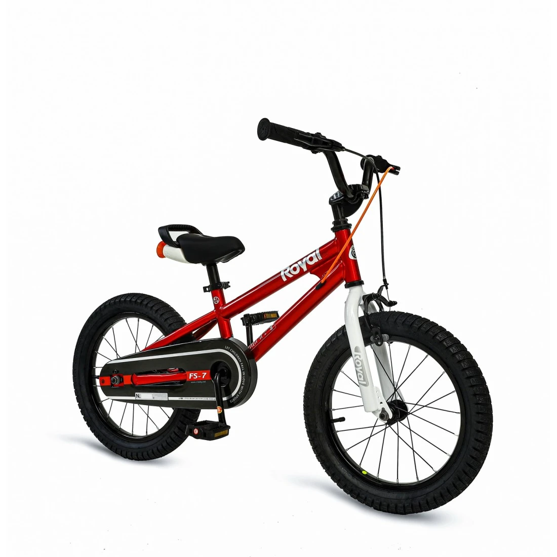 3. Bicicleta Royal Baby Freestyle 7.0 NF, 14 inch, Rosu Rosu/Alb